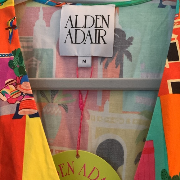 NWT Alden Adair Sabrina Dress in Casablanca med - Picture 4 of 6